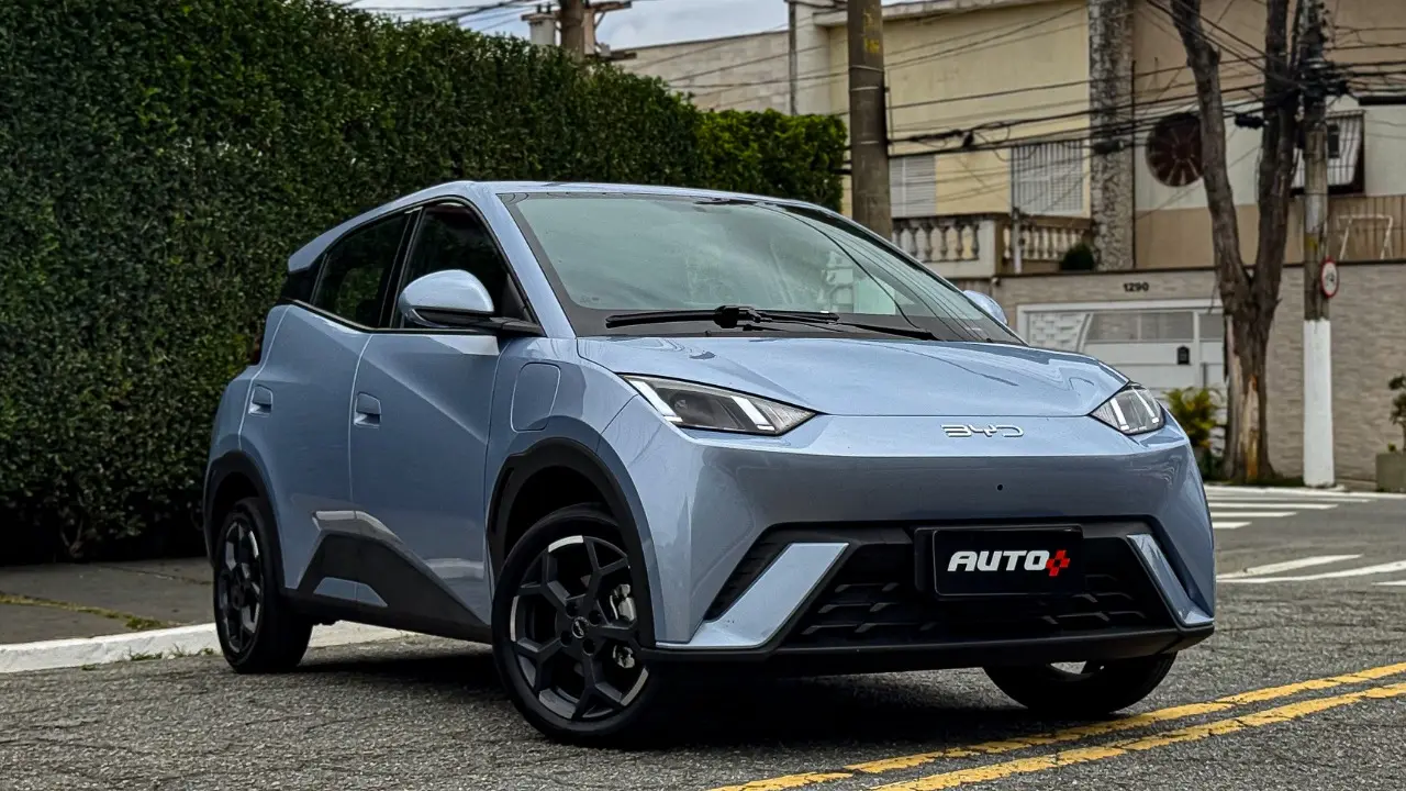 BYD Dolphin Mini GS 2026 azul estático