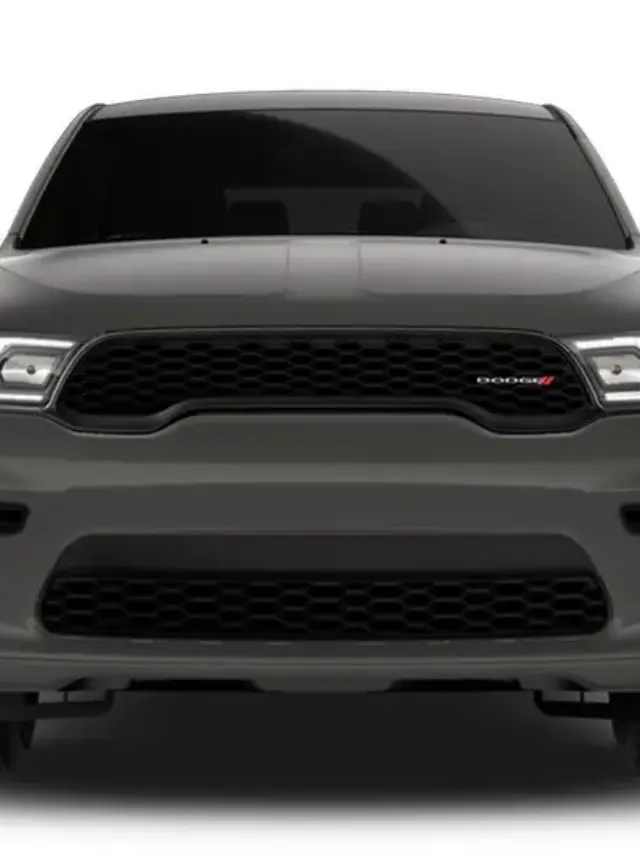 dianteira do Dodge Durango cinza