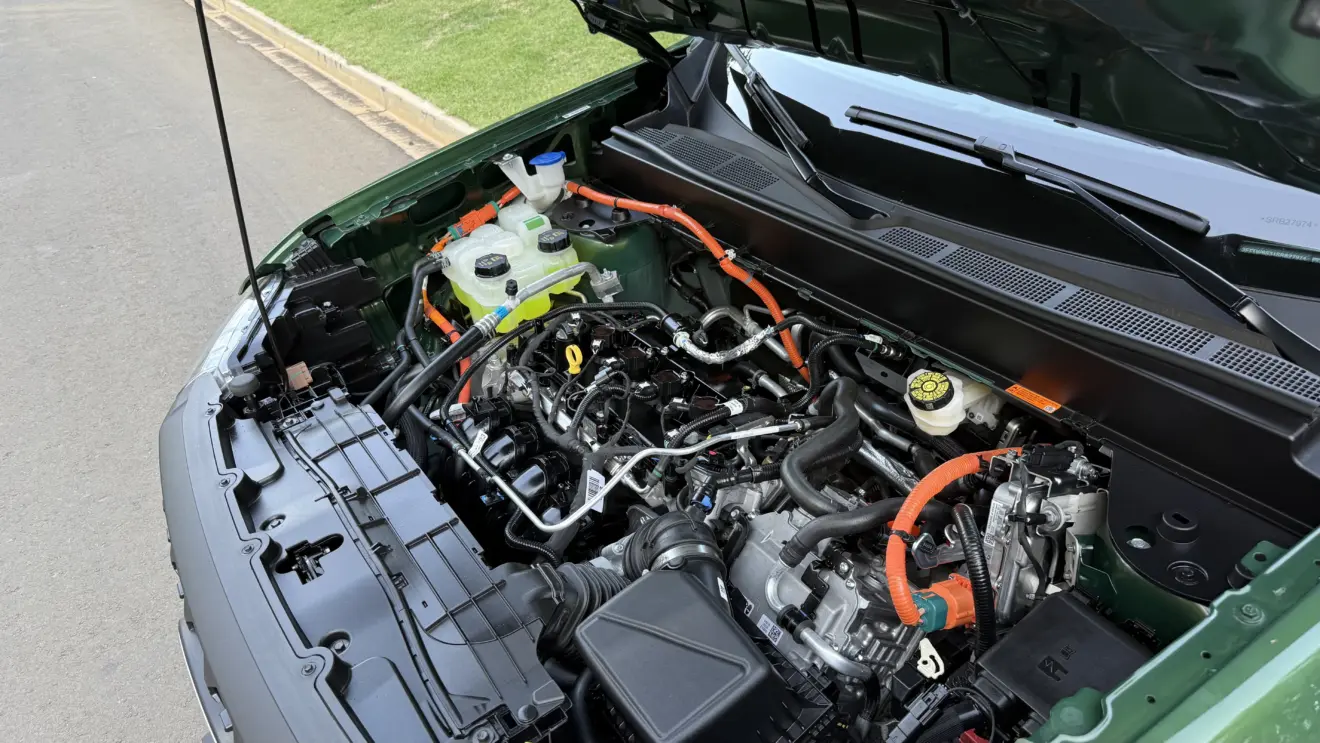 Motor da Ford Maverick Lariat Hybrid