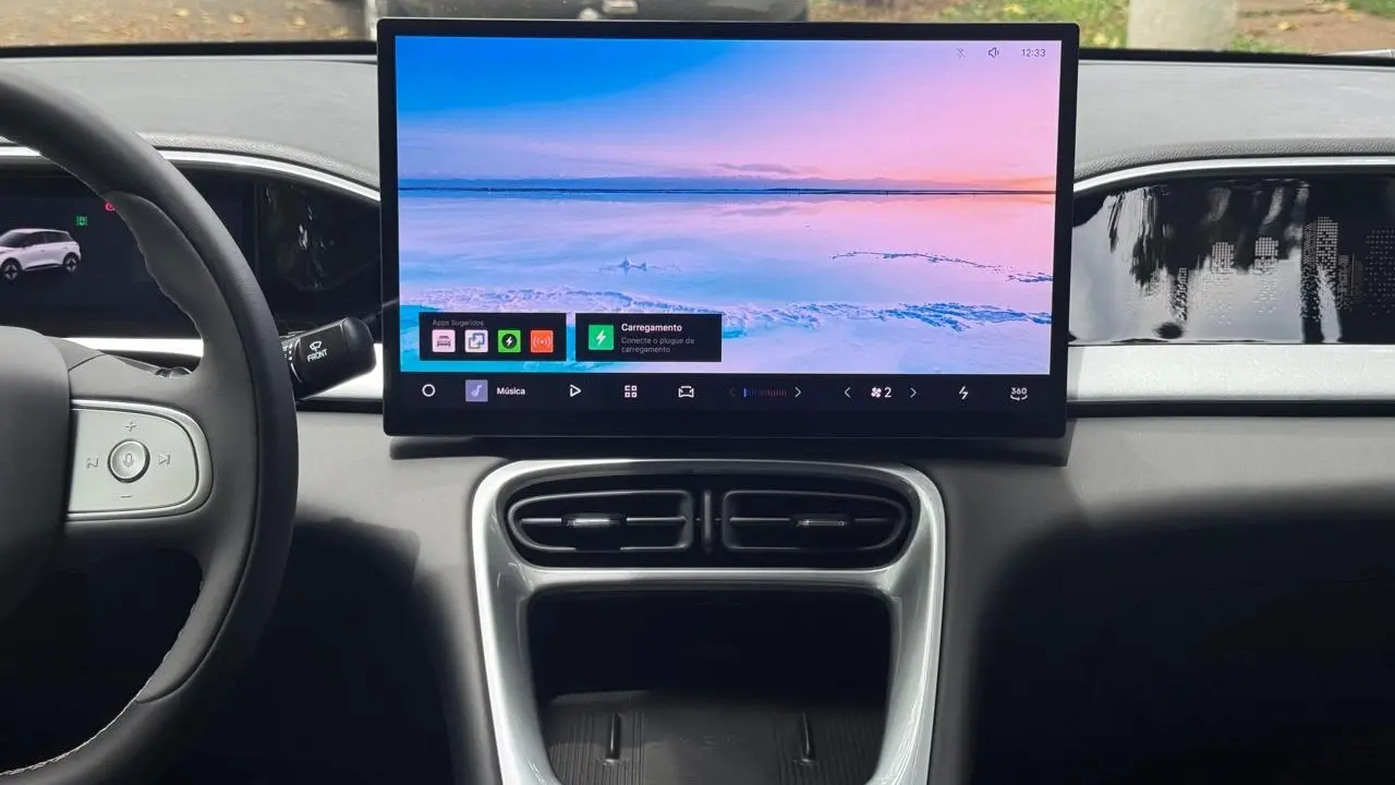 Geely EX2 interior para impressões