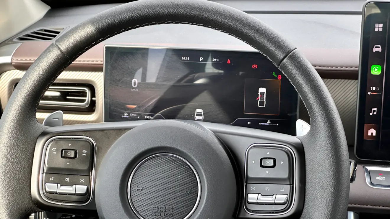 painel de instrumentos GWM Poer P30 [Auto+ / João Brigato]