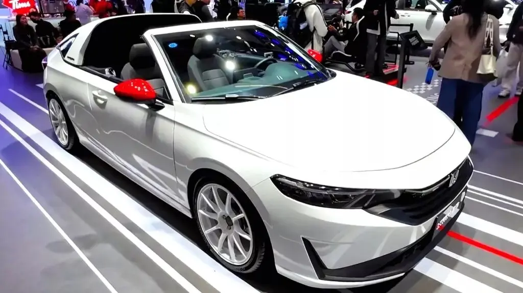 GAC Honda Integra Targa branco visto de frente