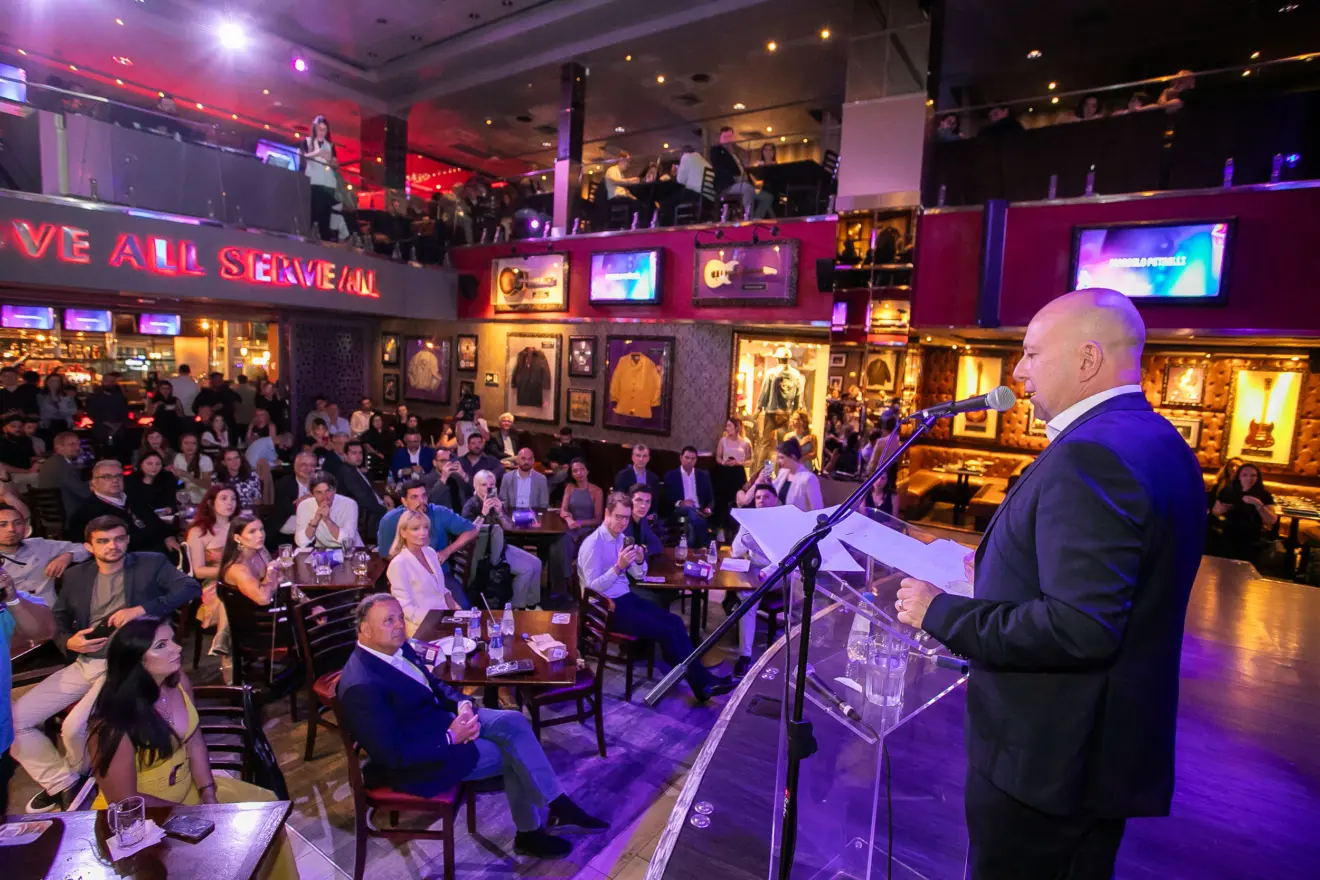 Premiação da ANPB do Brasil em restaurante