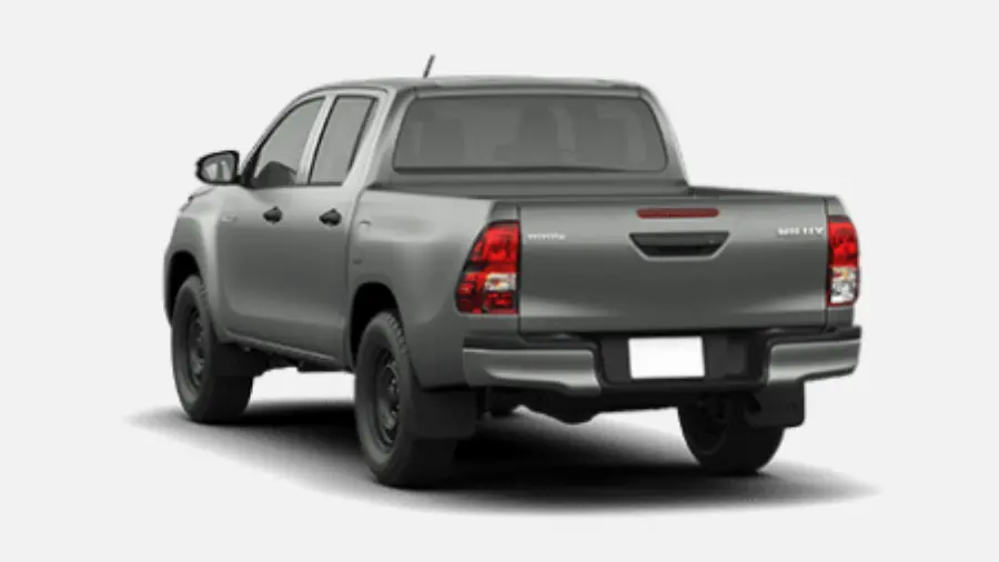 Toyota Hilux STD Power Pack manual cinza vista de trás