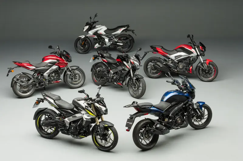 Linha 2026 das motocicletas da Bajaj