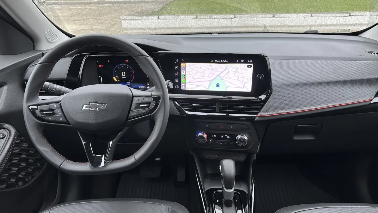 Painel da caminhonete Chevrolet Montana RS 