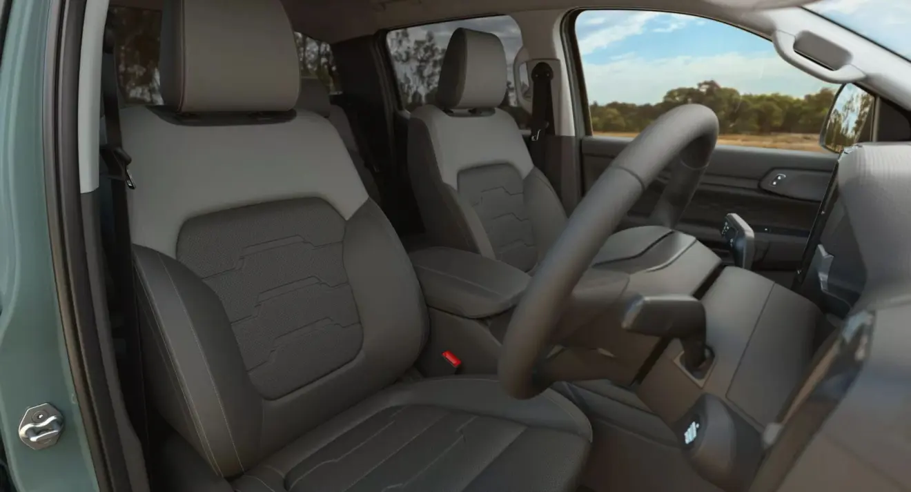 Interior da Ford Ranger Super Duty