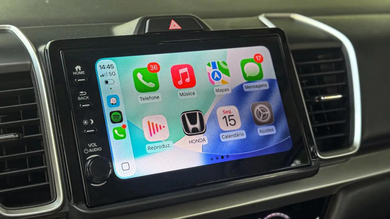 Honda City Sedã EX Interior multimídia