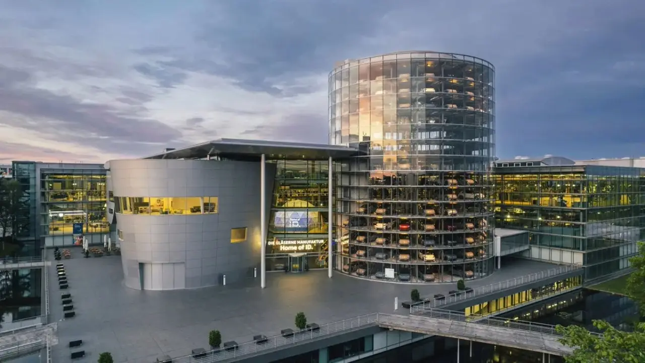 Volkswagen fábrica de Dresden na Alemanha que fecha