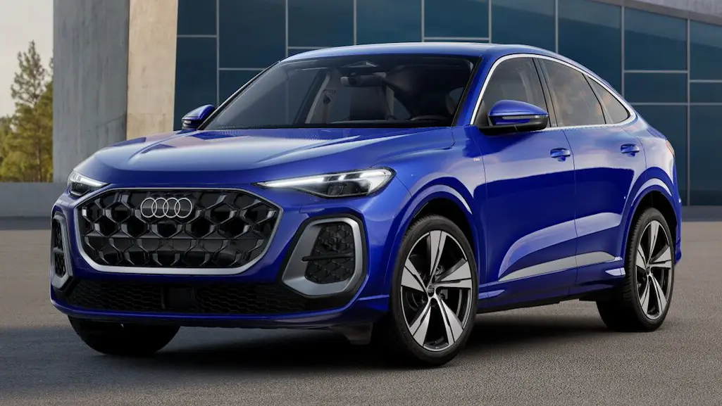 Audi Q5 Sportback S Line TFSI quattro S Tronic azul visto de frente