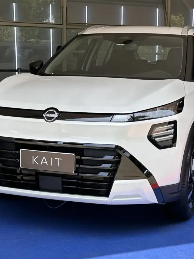 Nissan Kait estático branco de frente