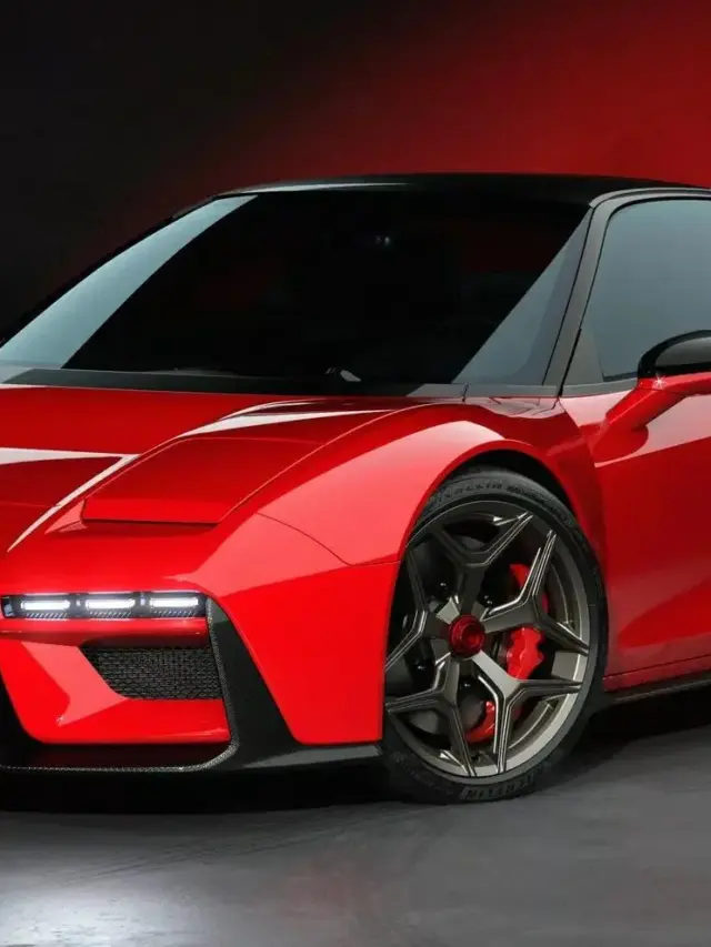 Teaser do novo Honda NSX vermelho idealizado pela Pininfarina e JAS Motorsport