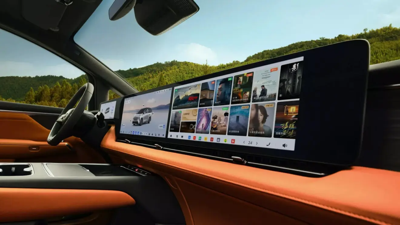 telas ligadas da minivan Buick Electra Encasa