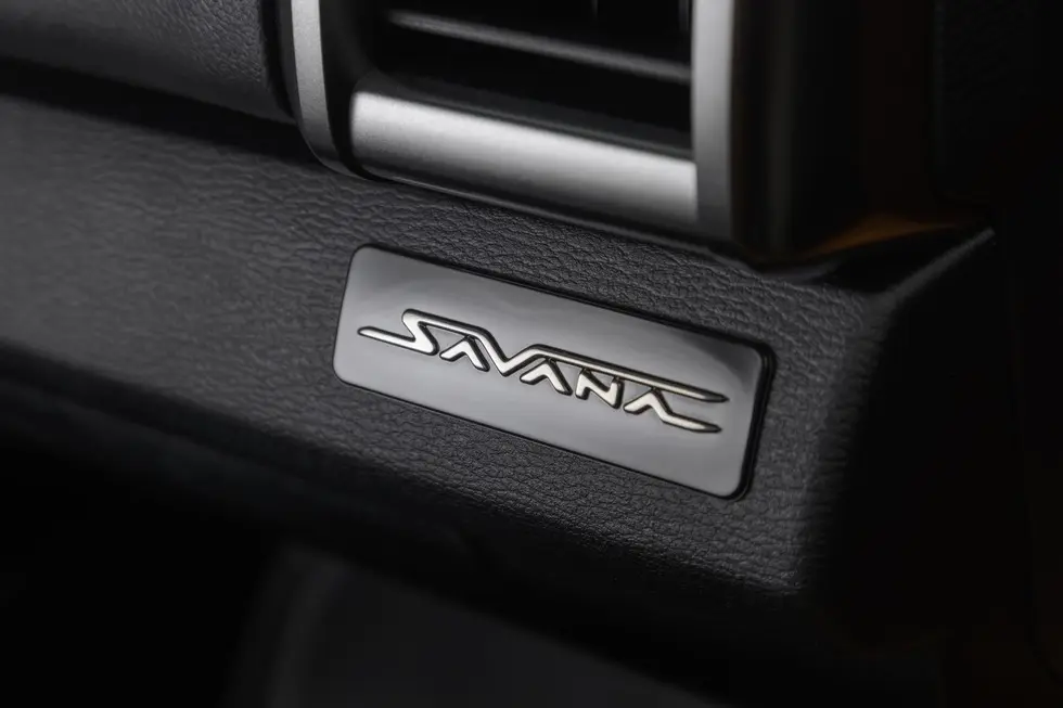 detalhe da Mitsubishi Triton Savana