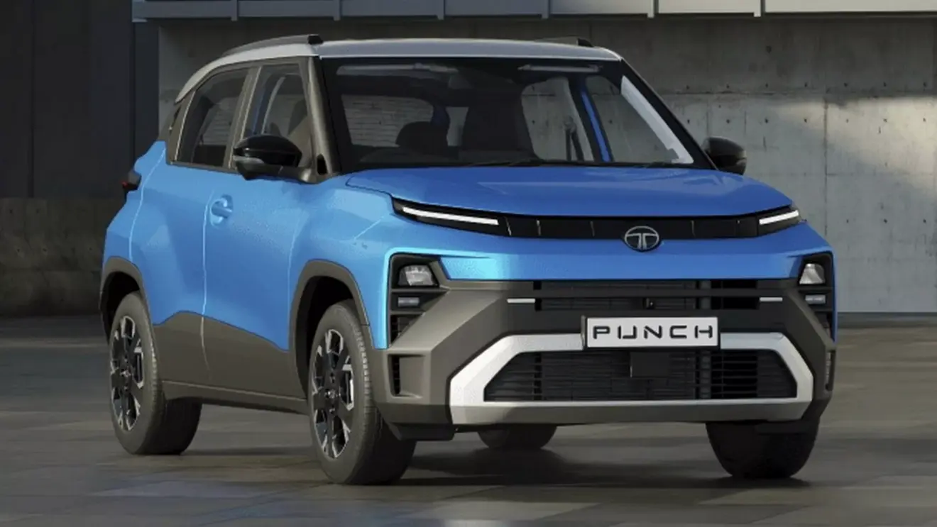 Tata Punch 2026 SUV barato azul