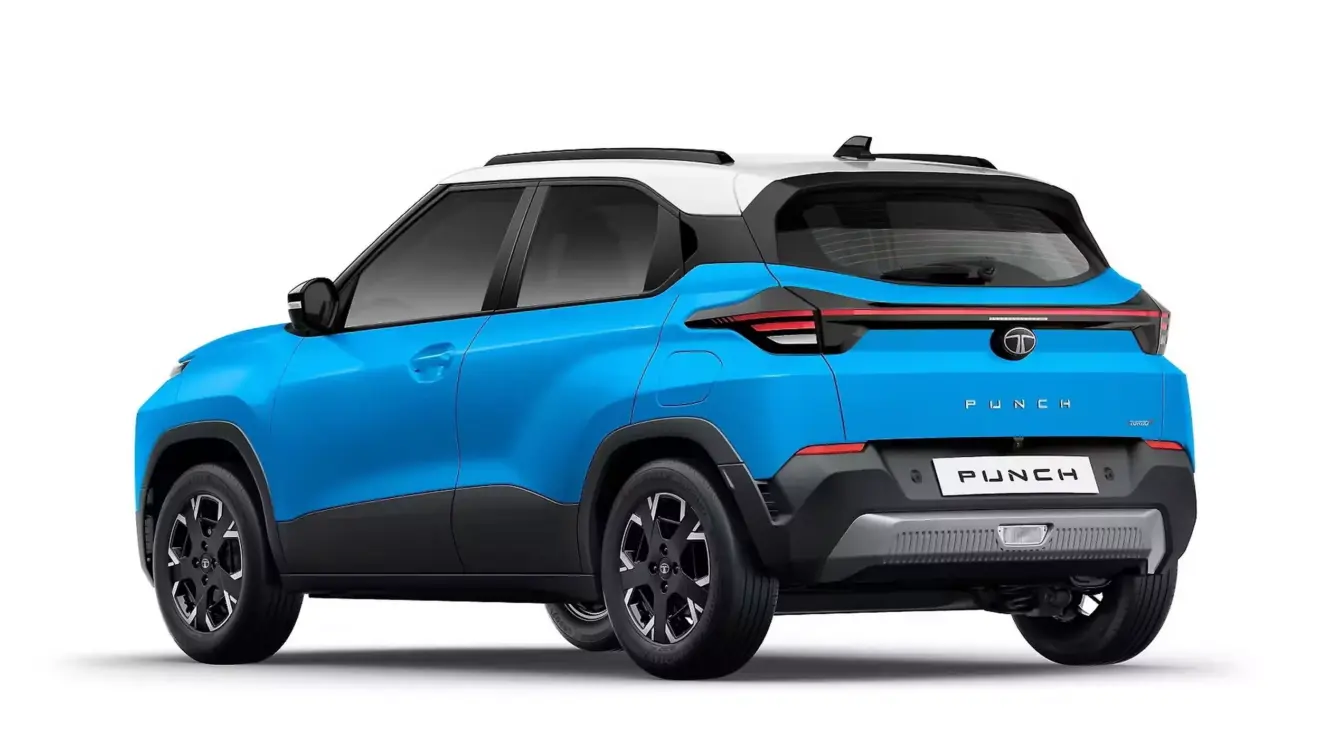 Tata Punch 2026 SUV barato azul