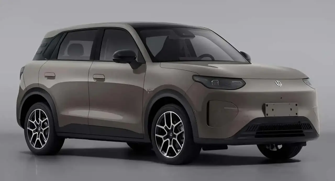 Leapmotor A10 Cinza parado de frente