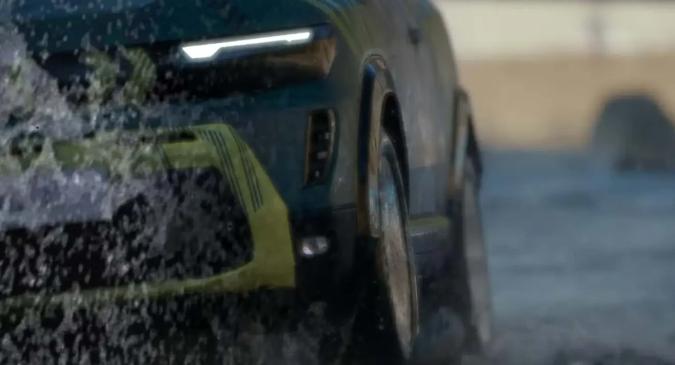 Detalhe dos faróis do novo SUV Renault Duster 2027