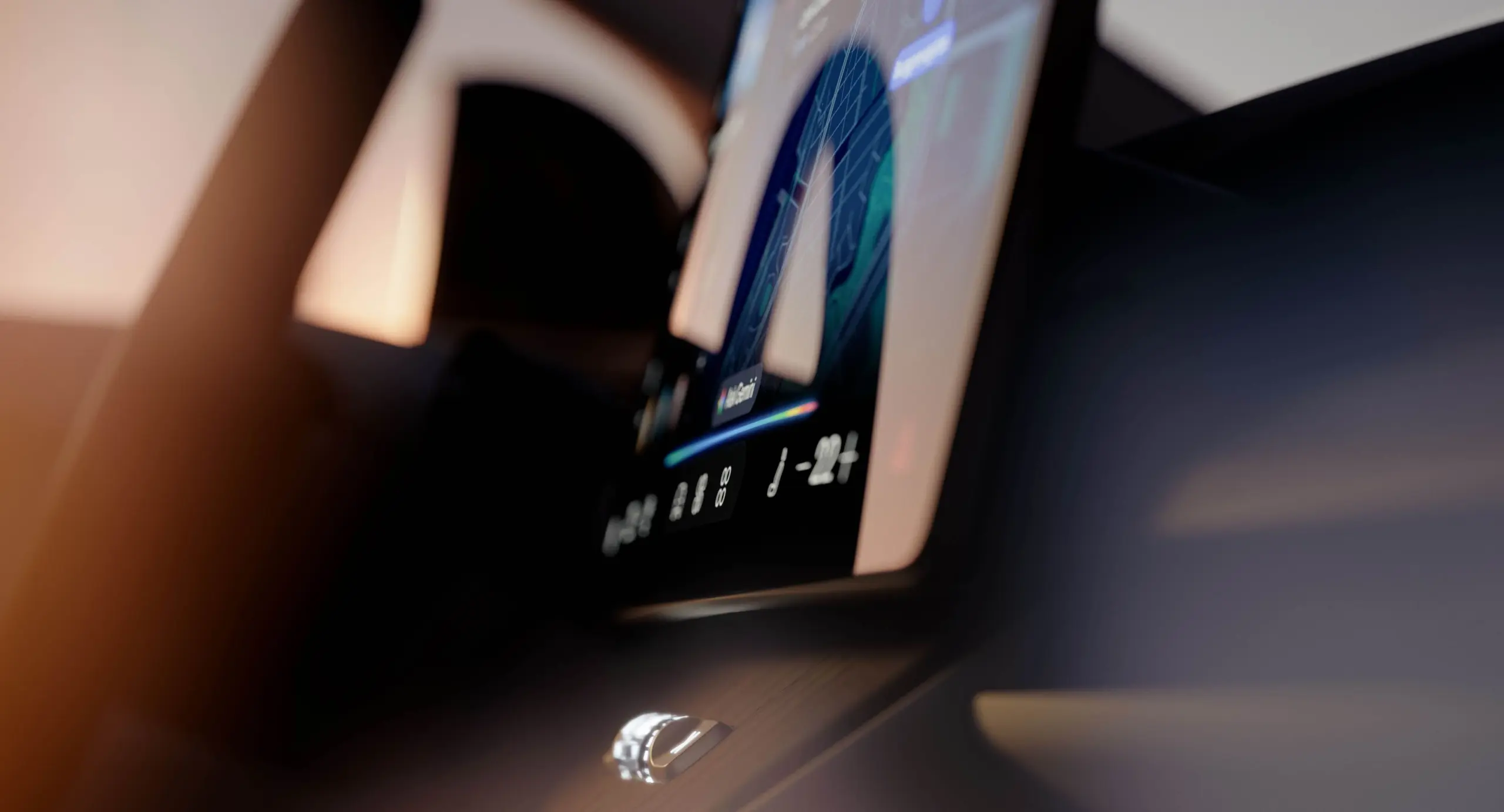 Multimídia do novo Volvo EX60