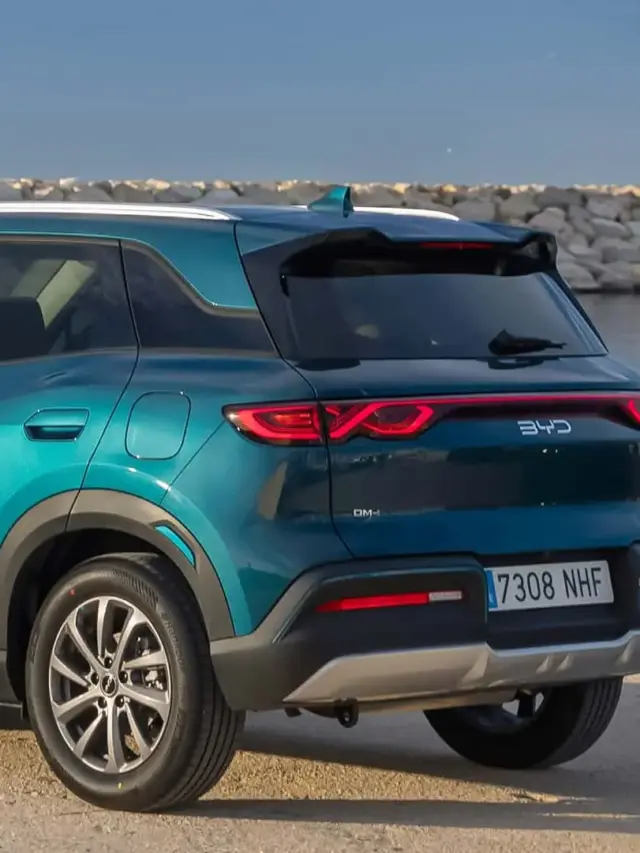 BYD Yuan Pro azul híbrido chamado de Atto 2 na Argentina