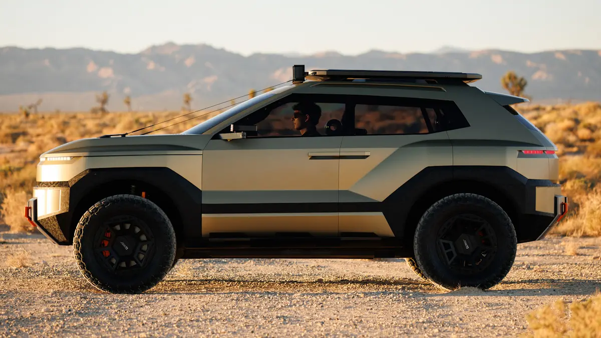 Hyundai Crater Concept de lado