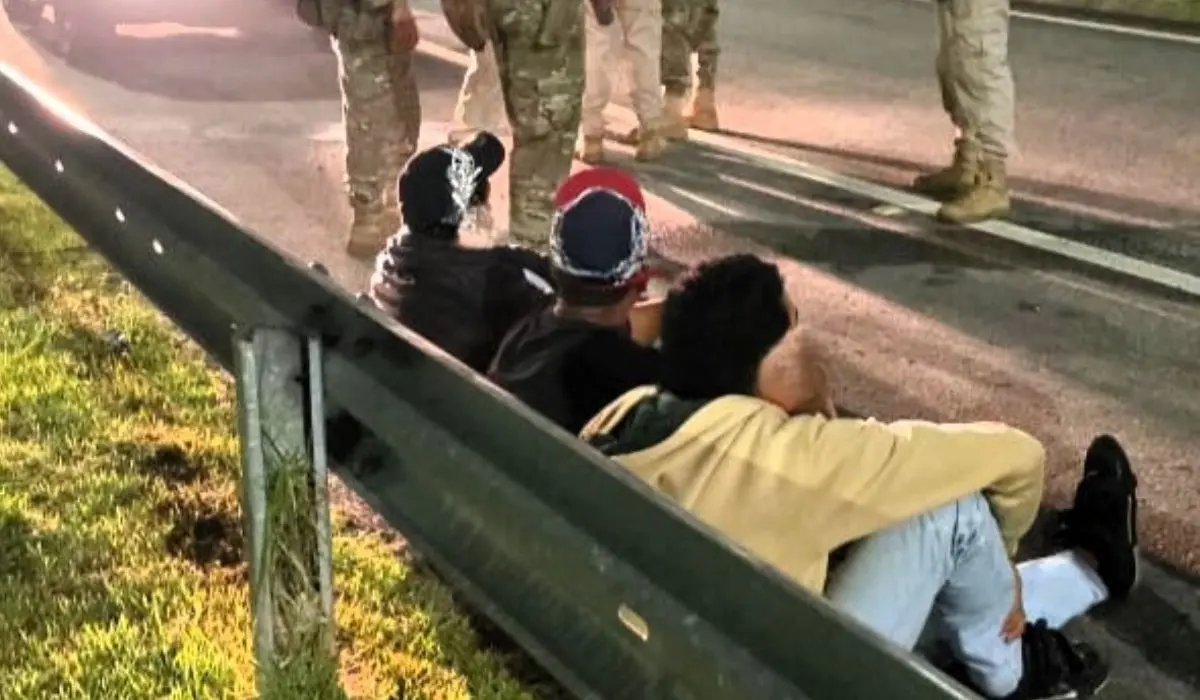 grupo de motociclistas preso na BR-101