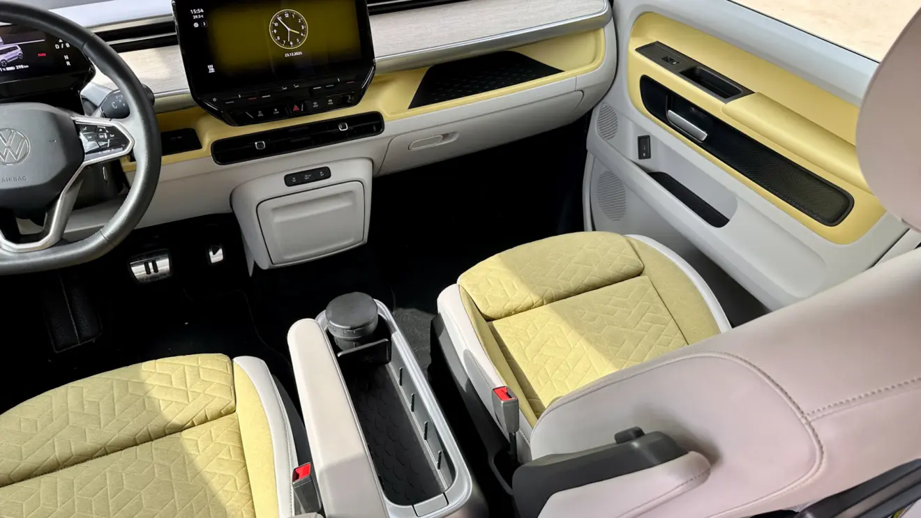 porta-objetos central kombi elétrica