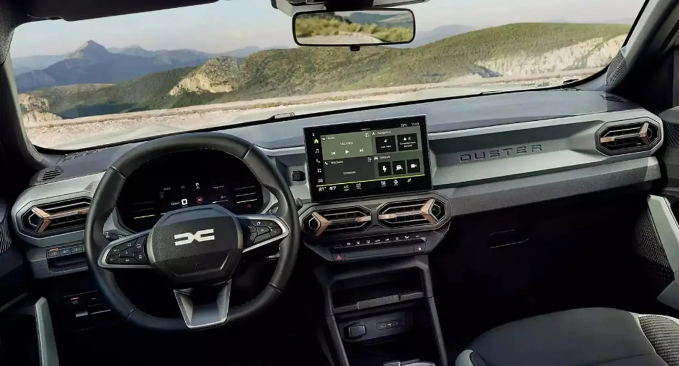 Interior do Dacia Duster Spirit Of Sand 