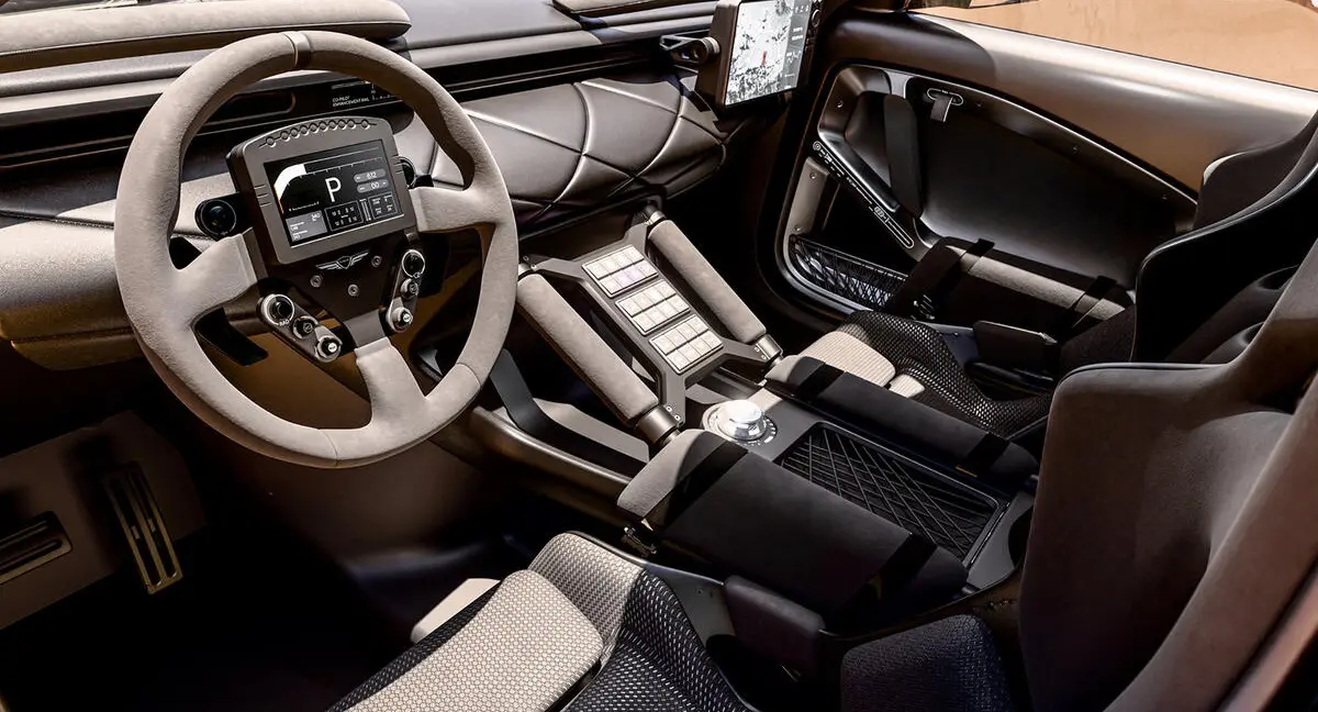 Interior do SUV Genesis Off-Road X Skorpion