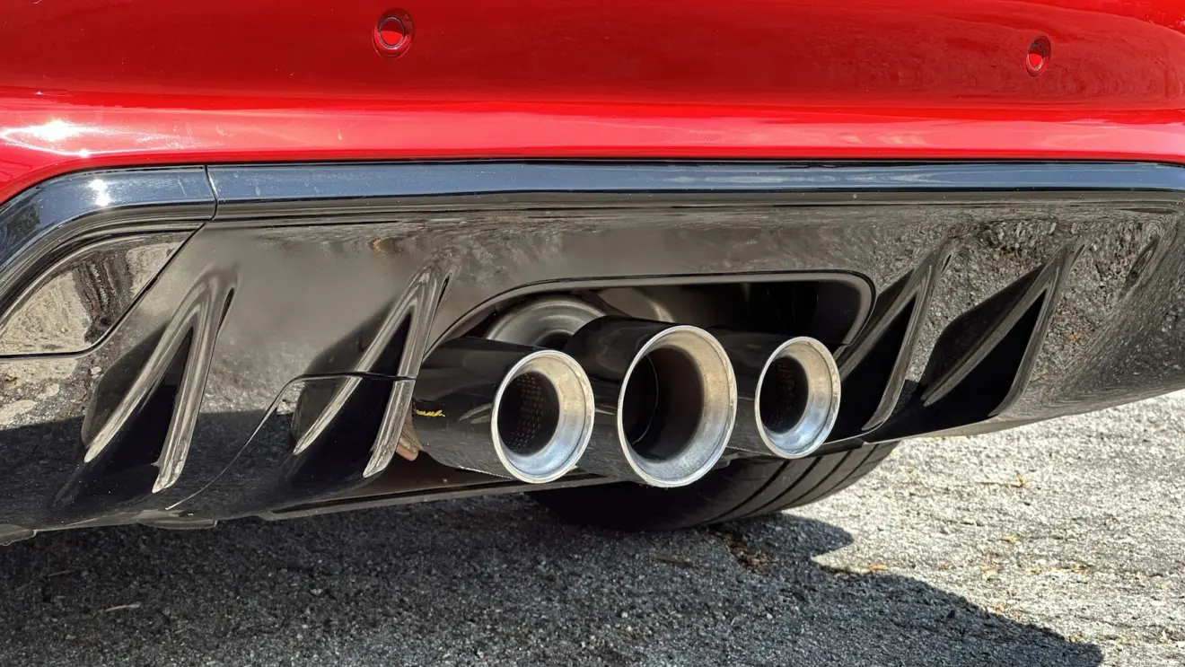 Saídas de escape do Honda Civic Type R 