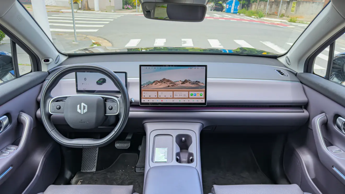 Interior do Leapmotor C10 BEV