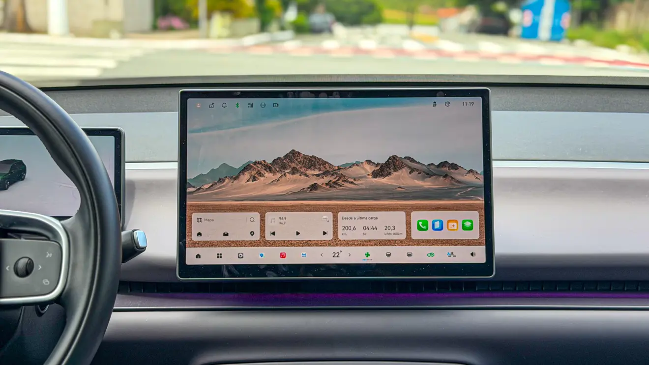 Interior do Leapmotor C10 BEV