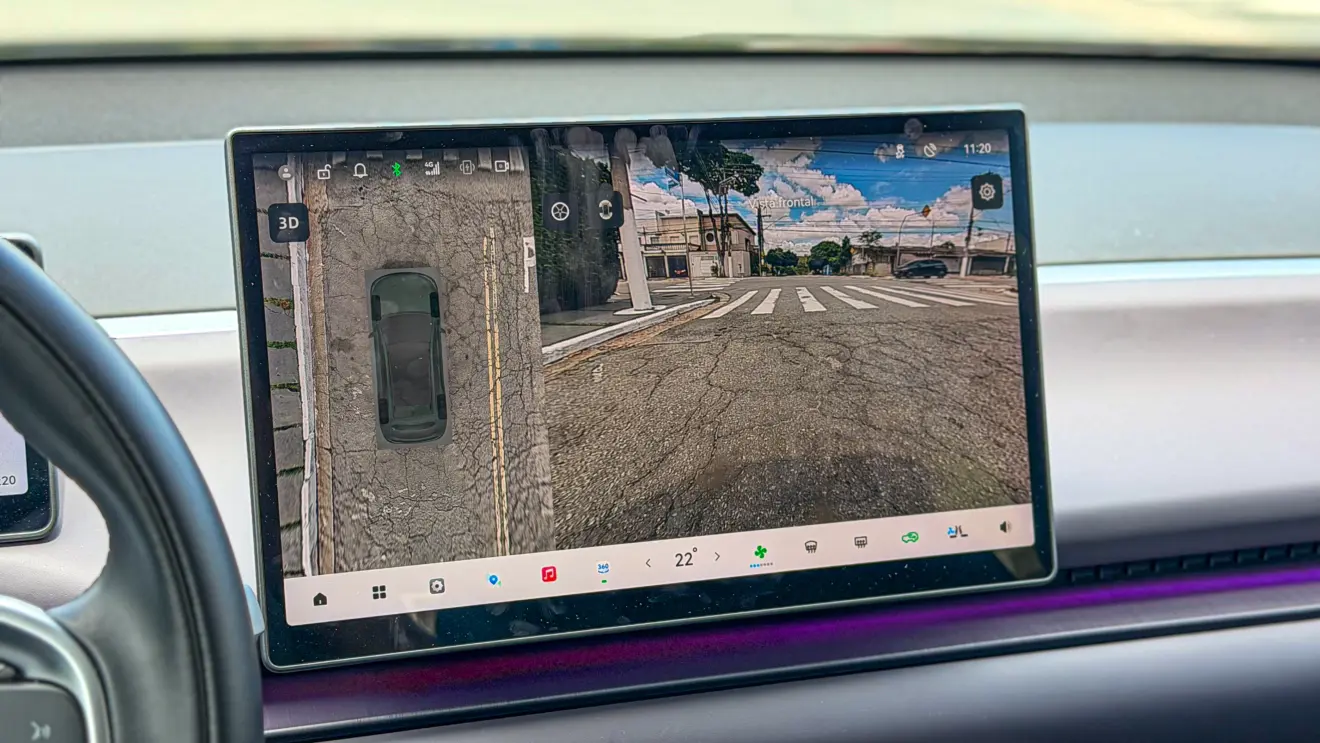 Interior do Leapmotor C10 BEV