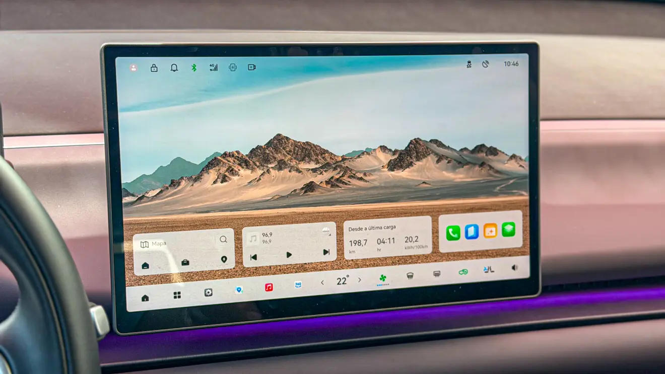 Interior do Leapmotor C10 BEV