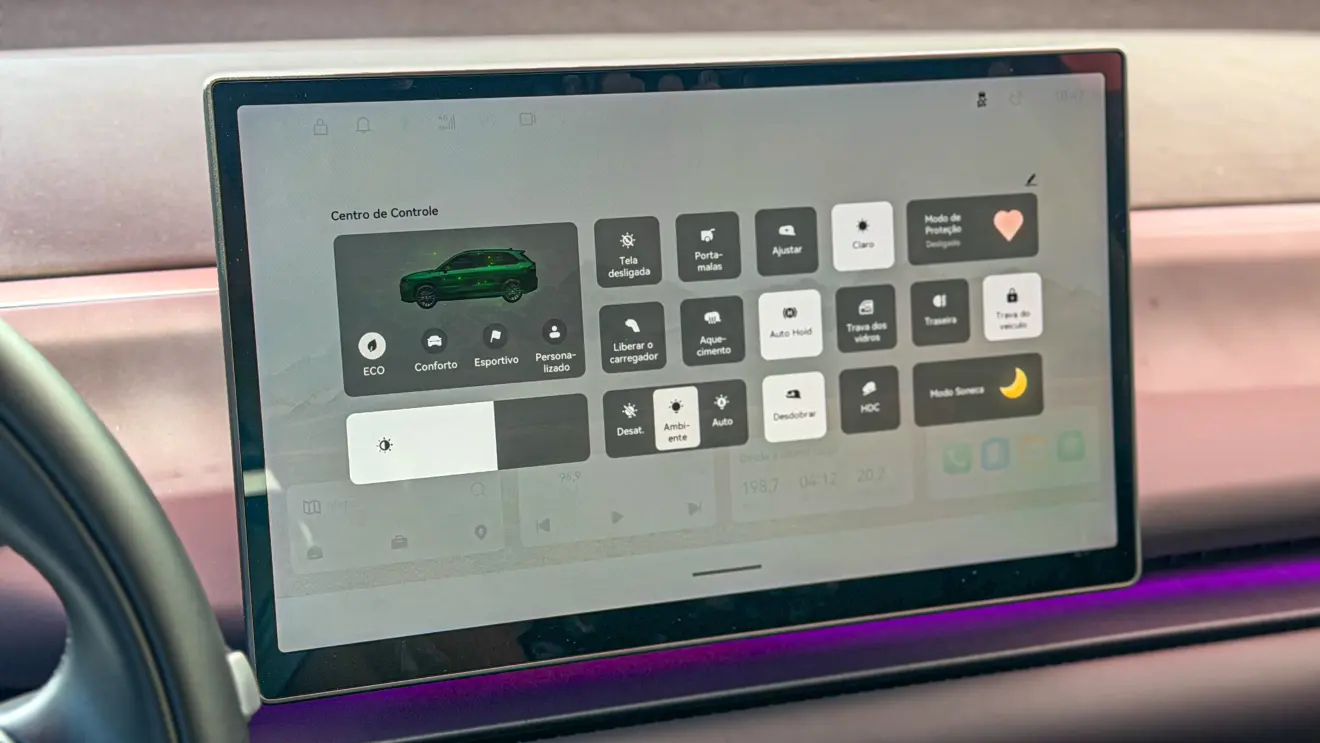 Interior do Leapmotor C10 BEV