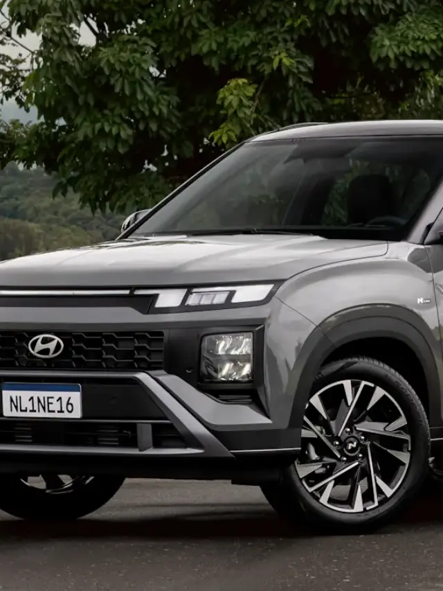 Hyundai Creta N Line 2027 cinza visto de frente