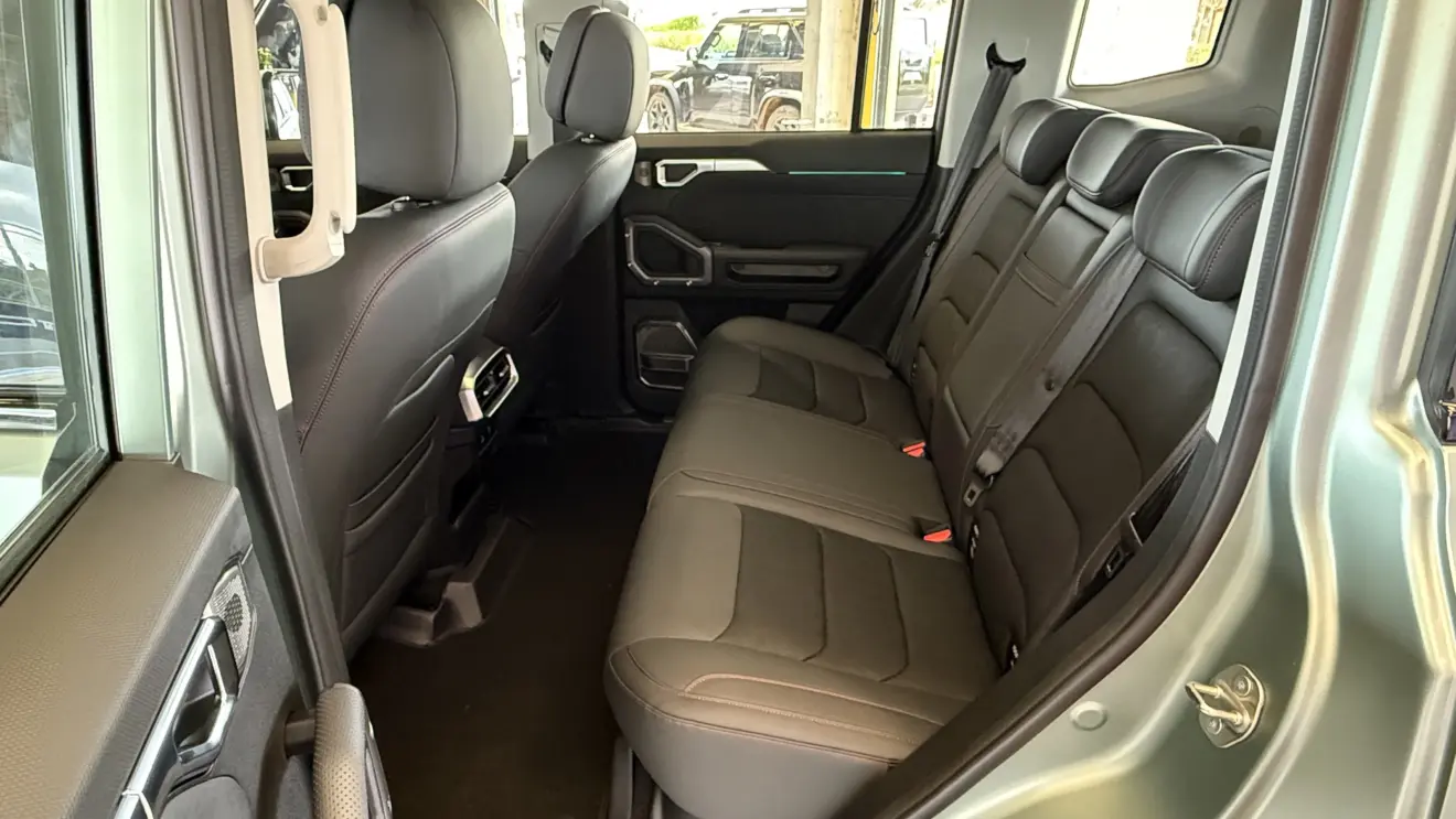 parte de trás da cabine do Jetour T2