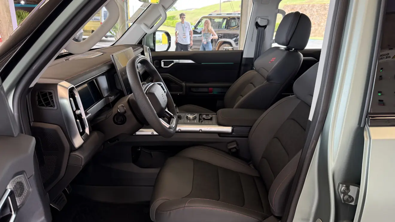 cabine dianteira do Jetour T2