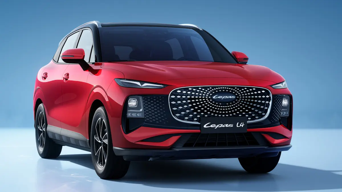 Lepas L4 vermelho de frente