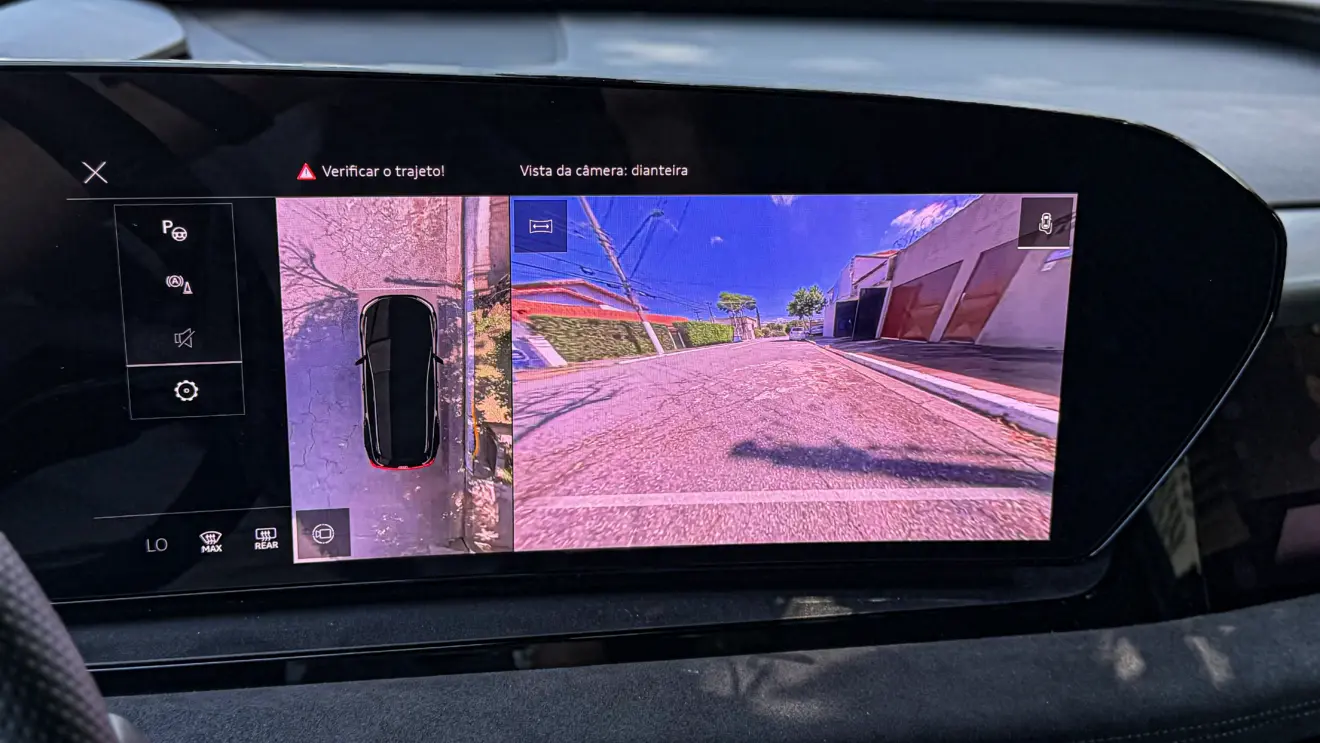 Audi SQ6 e-tron interior para avaliação