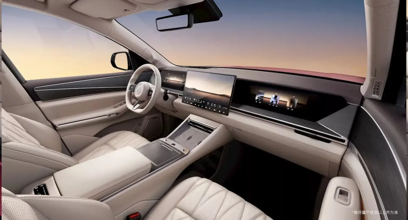 Painel do novo SUV BYD Grand Tang 