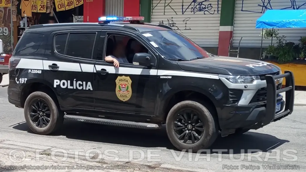 Chevrolet Trailblazer da Polícia Civil