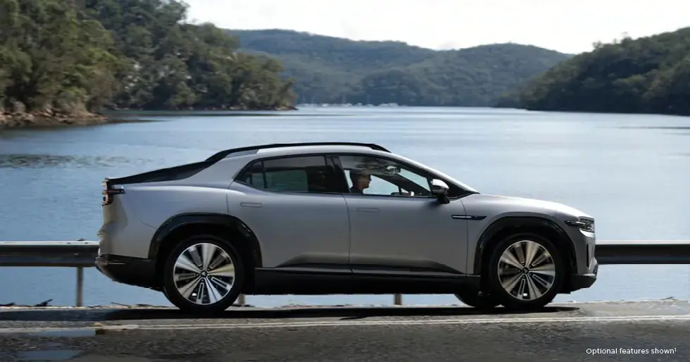 Changan Deepal/ Nevo E07 cinza vista de lado