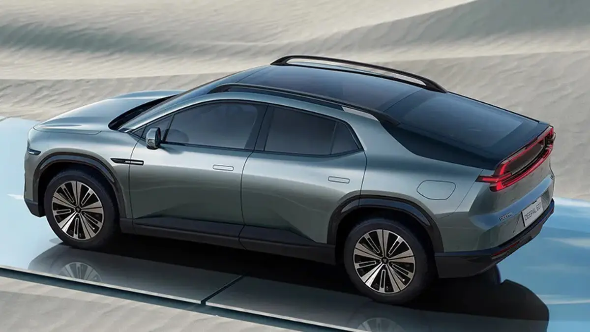 Changan Deepal/ Nevo E07 cinza vista de cima