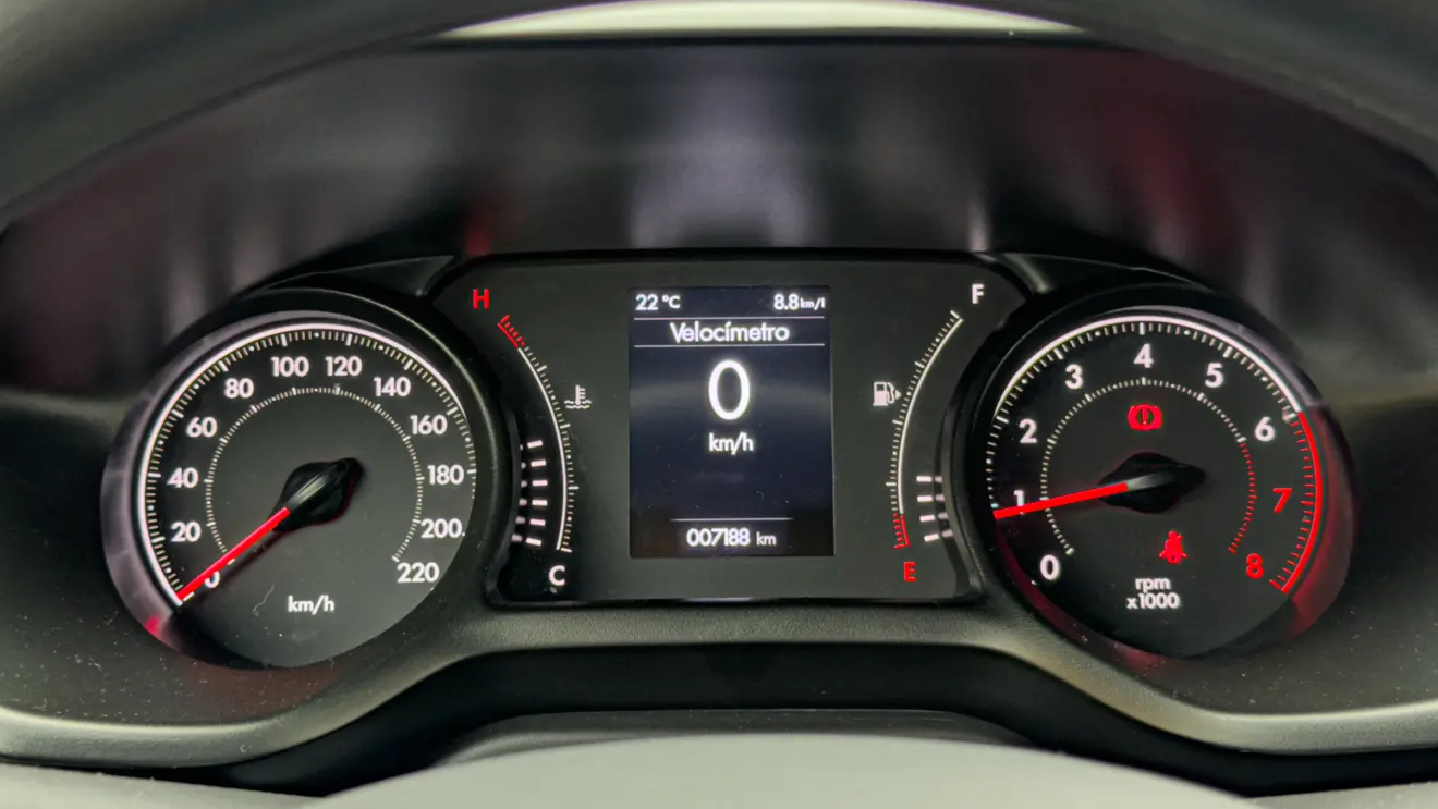 Interior do Fiat Pulse 1.3 Drive