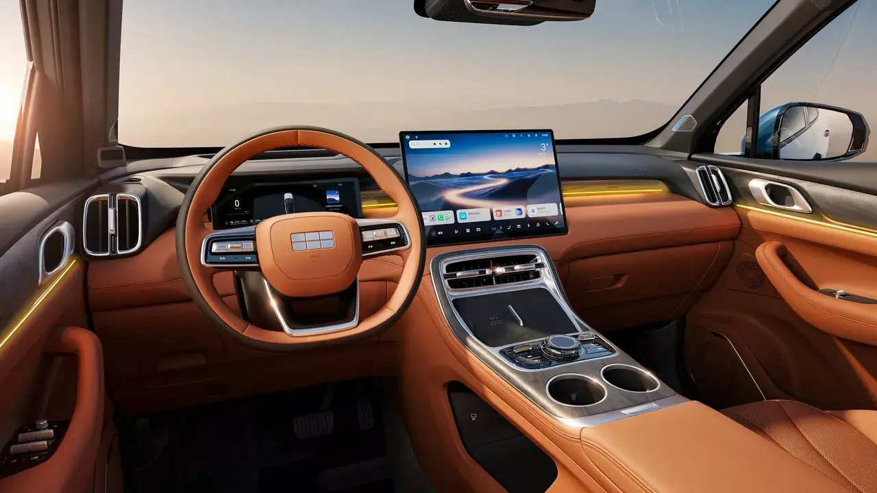 Geely Galaxy M7 interior