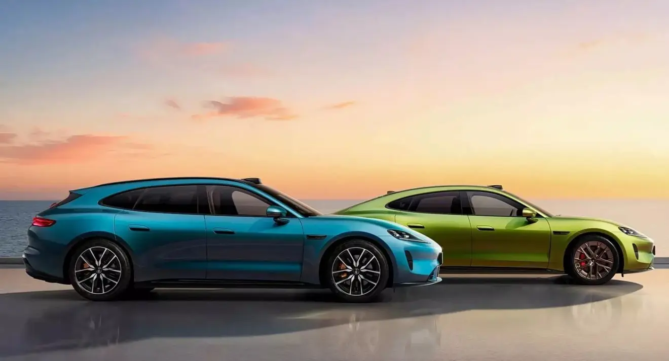 O desenho do SAIC Z7 remete diretamente ao Porsche Taycan
