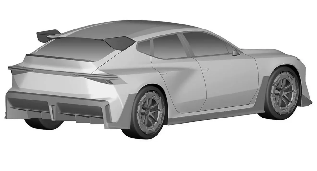 Patente do novo modelo da Subaru de traseira