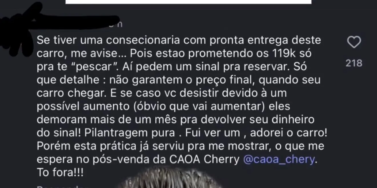 Comentário sobre o Caoa Chery Tiggo 5x