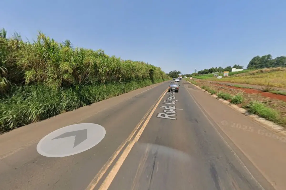 trecho da BR-282 visto de perto